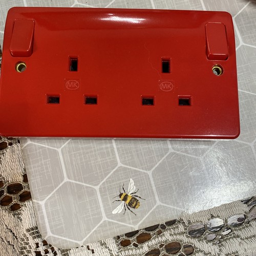 K2746d1red socket dual - socket, 2g