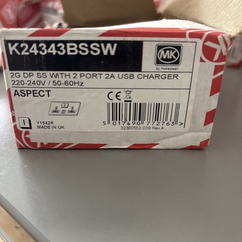 Double socket with - mk, white