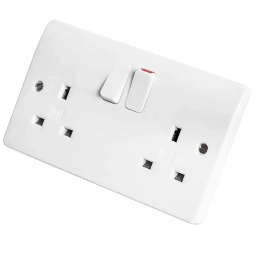 Double sockets 13a - sockets, gang