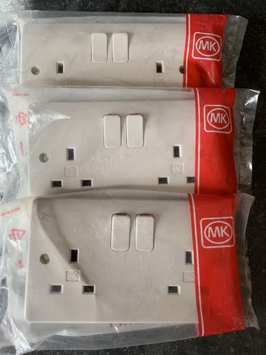 Double switch plug socket - double,
