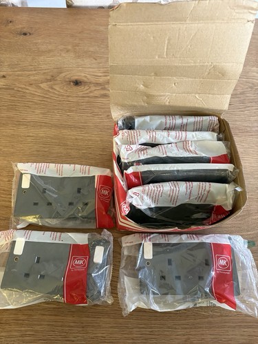 Double socket grey - 8,