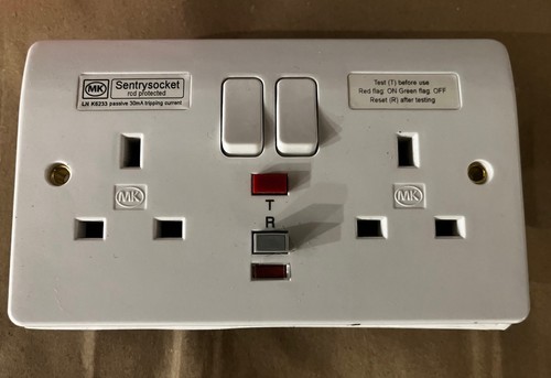 13a rcd passive socket - 2g,