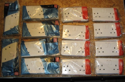 13amp double sockets - double,